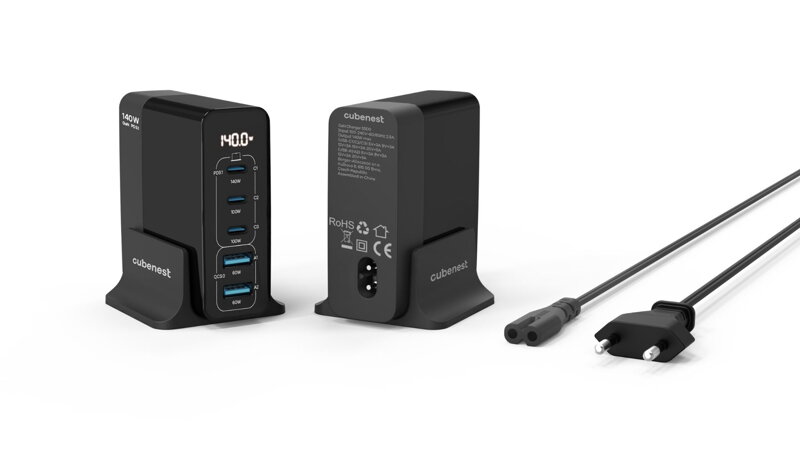 Cubenest PD GaN Adaptér 140W S5D0