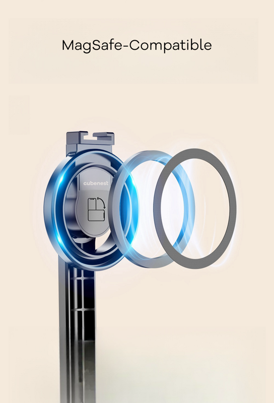 Cubenest Selfie tyč a Tripod s podporou MagSafe SLS01