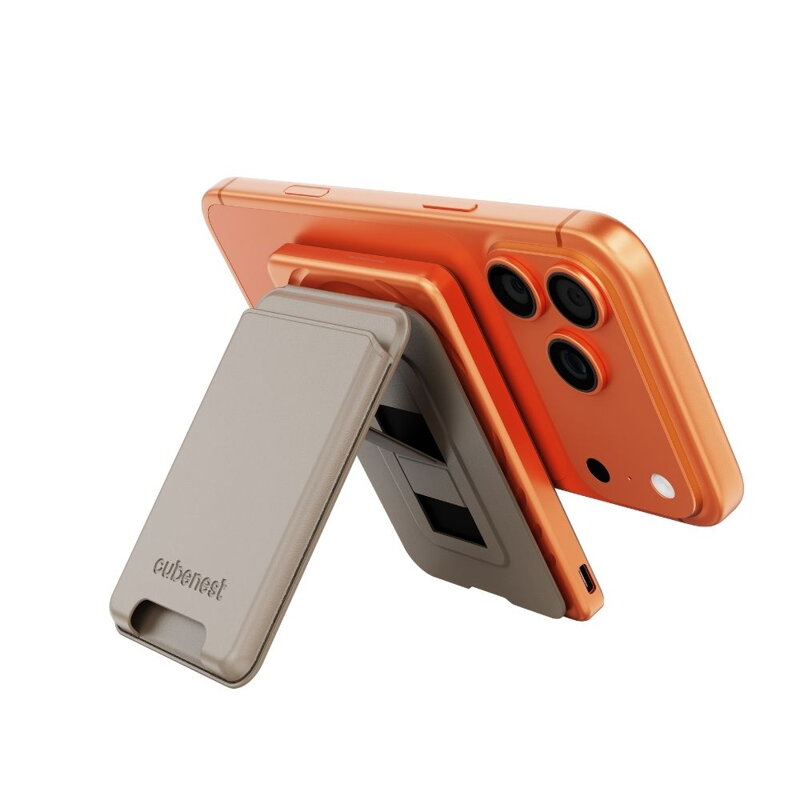 Cubenest Qi2 Magnetická bezdrátová powerbanka SlimDual 5000 mAh SQ1B3D oranžová
