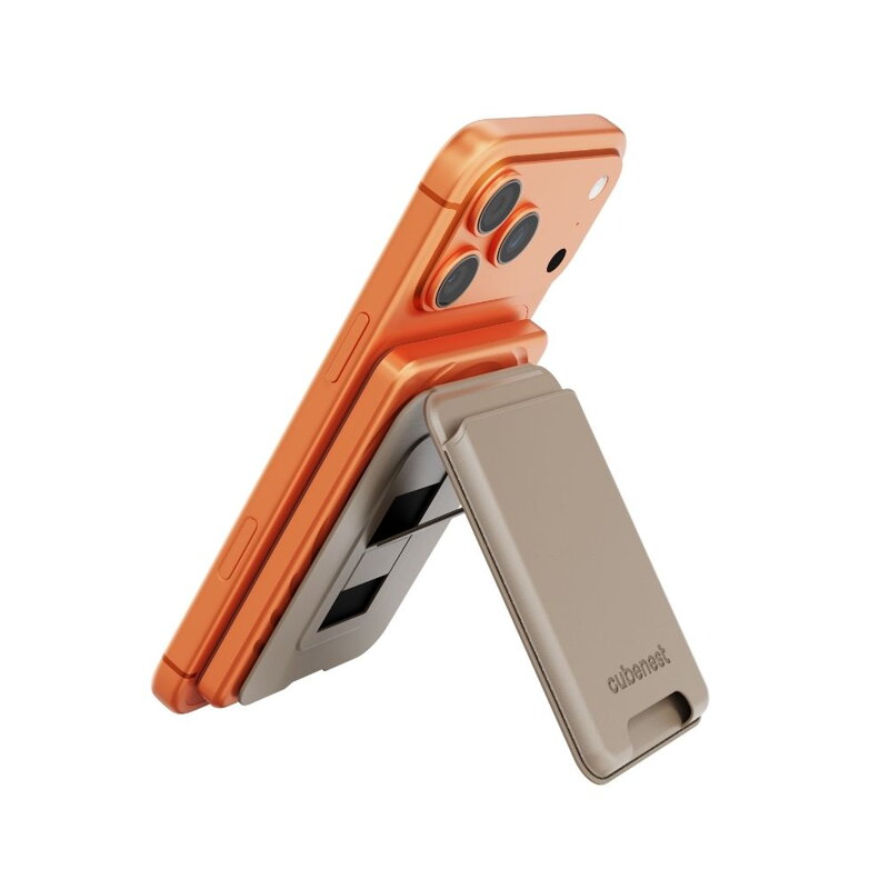 Cubenest Qi2 Magnetická bezdrátová powerbanka SlimDual 5000 mAh SQ1B3D oranžová