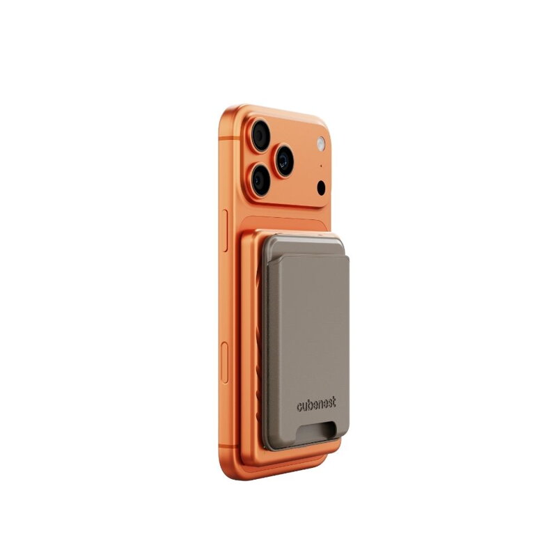 Cubenest Qi2 Magnetická bezdrátová powerbanka SlimDual 5000 mAh SQ1B3D oranžová