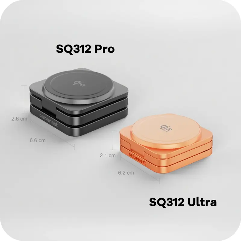 Qi2.2 Skládací MagSafe nabíječka 3v1