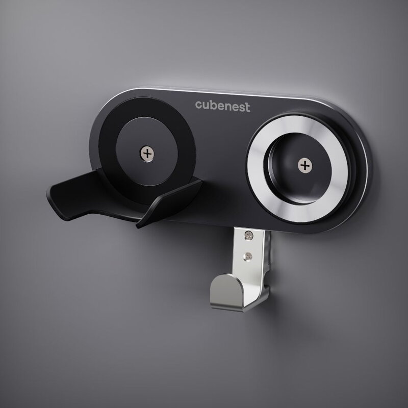 Cubenest Magnetický držák na fén SwiftDry SDHD01 šedý
