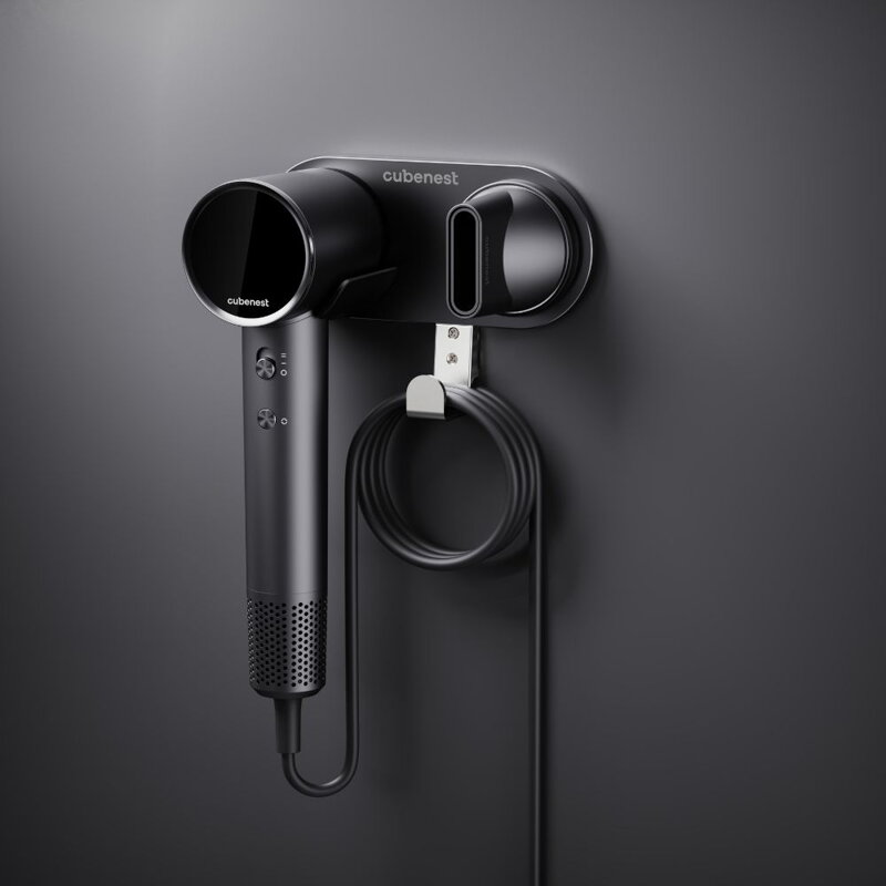 Cubenest Magnetický držák na fén SwiftDry SDHD01 šedý