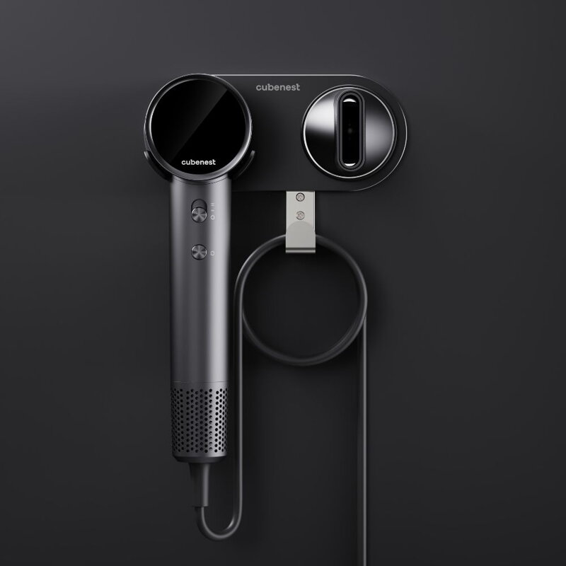 Cubenest Magnetický držák na fén SwiftDry SDHD01 šedý