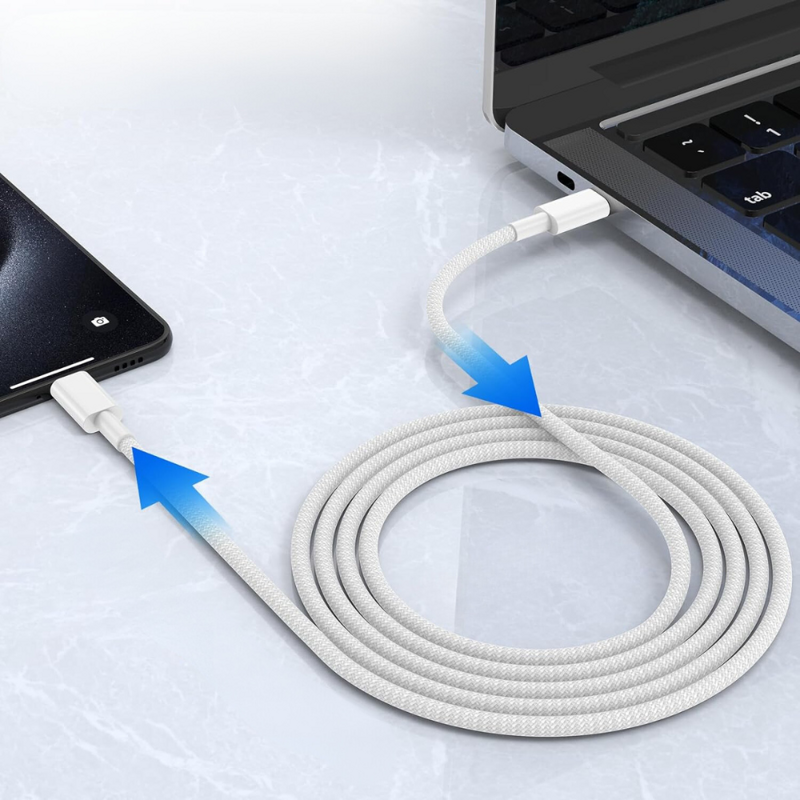 Cubenest USB-C/USB-C kabel 60W 1m 2ks