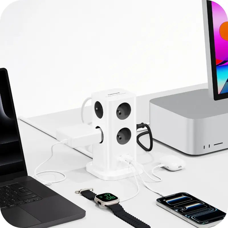 Cubenest PowerCube Extended USB A+C PD 65 W 8xAC Cubenest PowerCube Extended USB A+C PD 65 W 8xAC