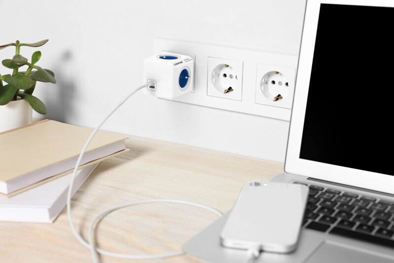 Cubenest PowerCube Original USB A+C PD 20 W modrá